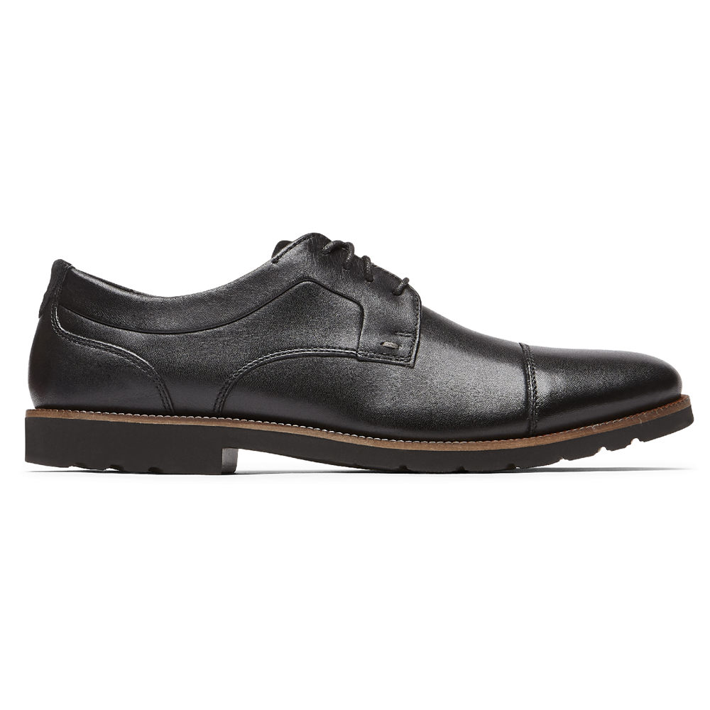 Rockport Oxfords Herr Svarta - Sharp & Ready 2 Cap Toe - HVRYU0312